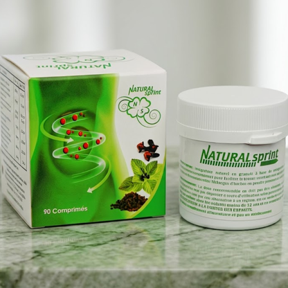 Natural Sprint – 90 comprimés pour soulager la constipation et retrouver un transit naturel 🇮🇹